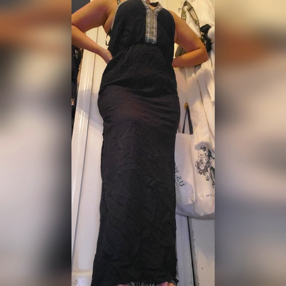 Black long dress